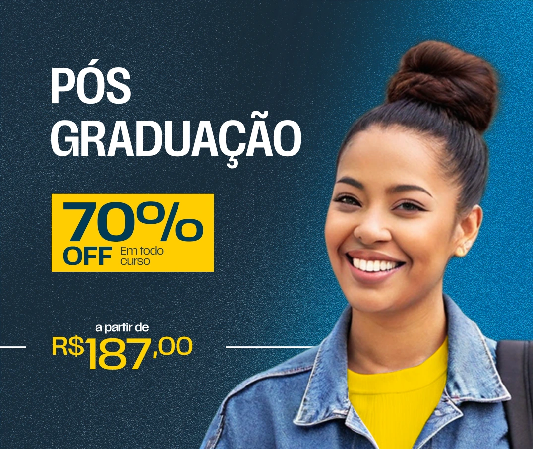 Graduação, Licenciatura e Pós-Graduação 100% EAD. Maior faculdade EAD de São Paulo. Cursos a partir de R$ 59,00 por mês.