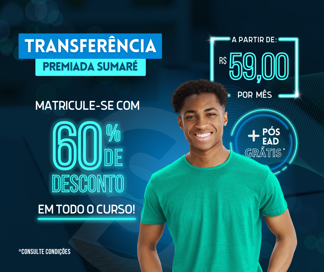 Graduação, Licenciatura e Pós-Graduação 100% EAD. Maior faculdade EAD de São Paulo. Cursos a partir de R$ 59,00 por mês.